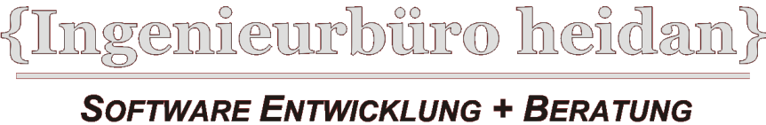 Ingenieurbüro Heidan – Software Entwicklung + Beratung